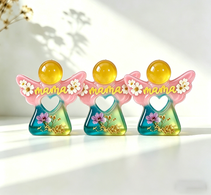 Handmade Mama Angel Hanging Resin Mold