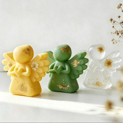 Heart Angel Ornament Resin Mold