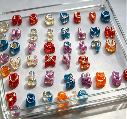 Mini Cute Alphabet & Number Decorative Resin Molds