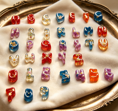 Mini Cute Alphabet & Number Decorative Resin Molds
