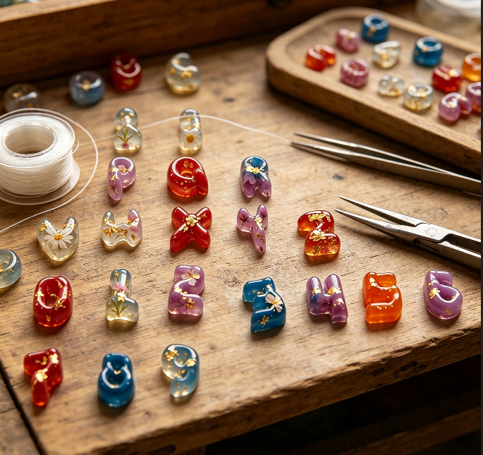 Mini Cute Alphabet & Number Decorative Resin Molds