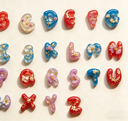 Mini Cute Alphabet & Number Decorative Resin Molds