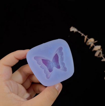 Handmade Double-Layer Water Ripple Butterfly Ornament Resin Mold