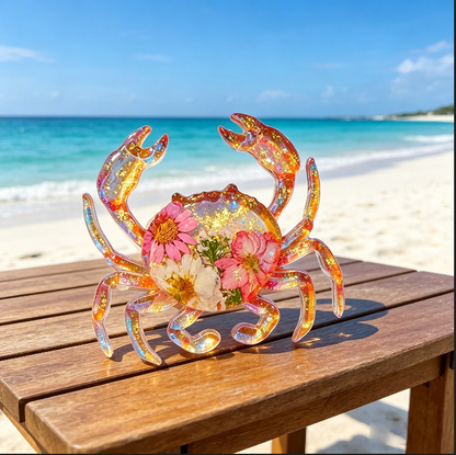 Handmade Crab Ornament Resin Mold