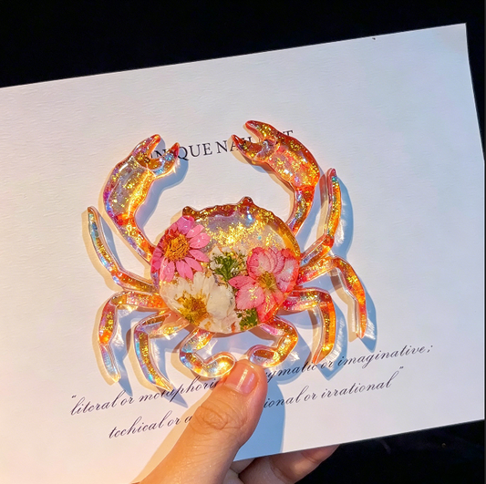 Handmade Crab Ornament Resin Mold