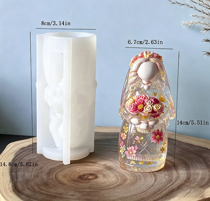 Bridal Bouquet Figurine Resin Mold