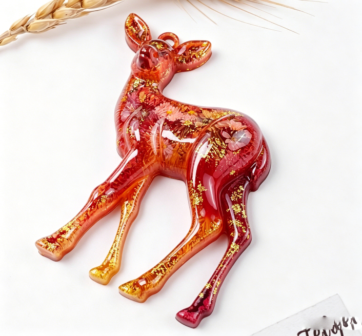 Forest Animal Hanging Ornament Resin Molds Set