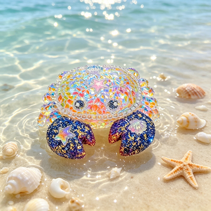 Handmade Diamond Crab & Turtle Storage Box Resin Mold Set