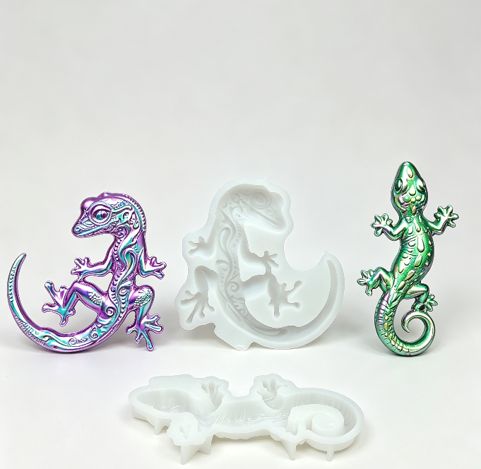 Gecko Figurine Resin Mold