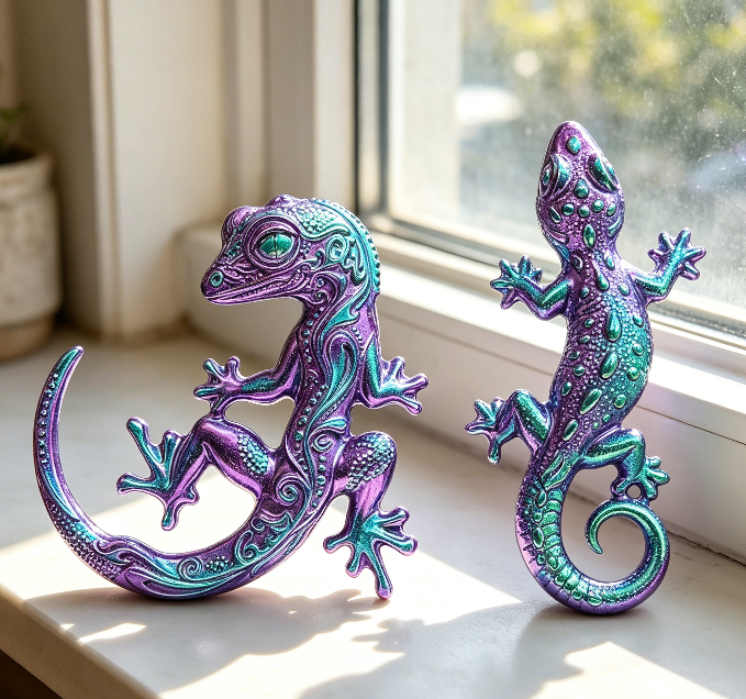 Gecko Figurine Resin Mold