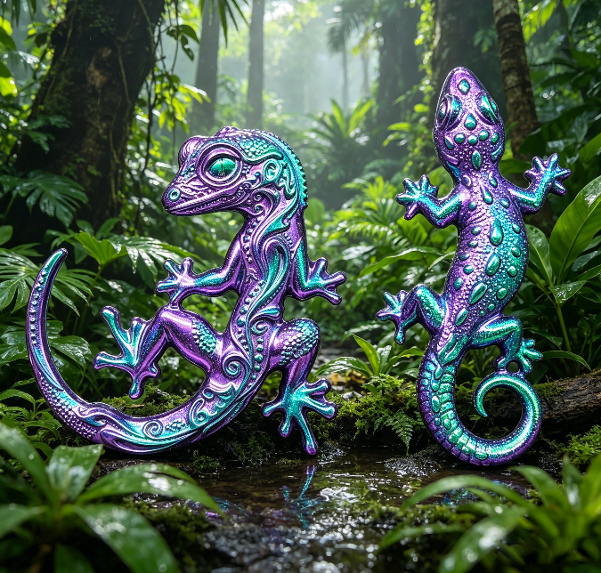 Gecko Figurine Resin Mold