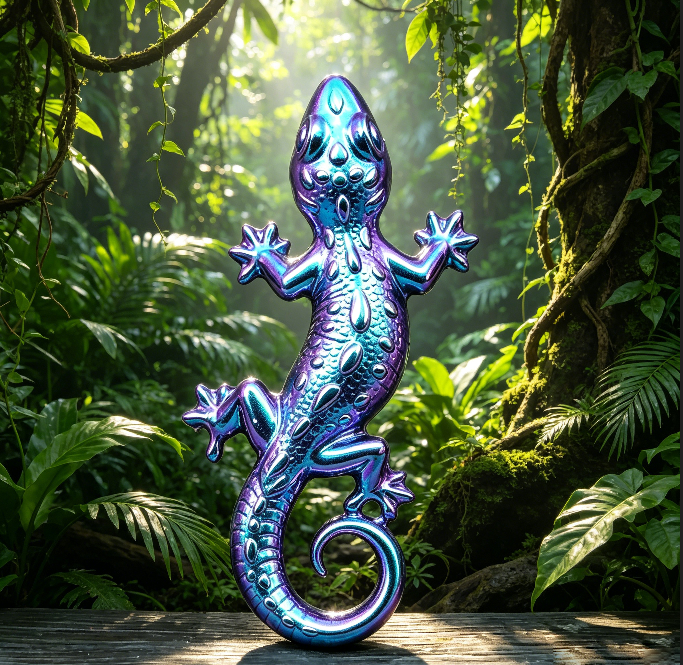 Gecko Figurine Resin Mold