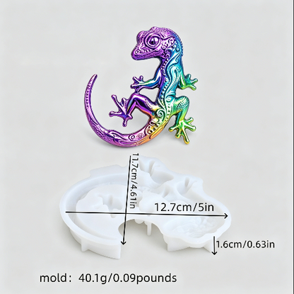 Gecko Figurine Resin Mold