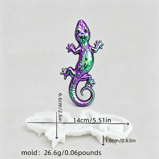 Gecko Figurine Resin Mold
