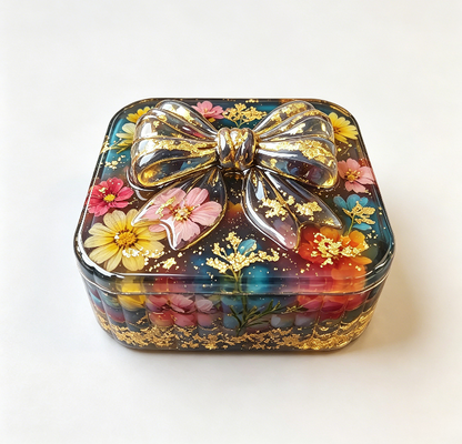 Large Bow Storage Box Resin Mold Set