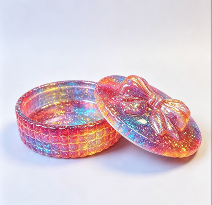 Large Bow Storage Box Resin Mold Set