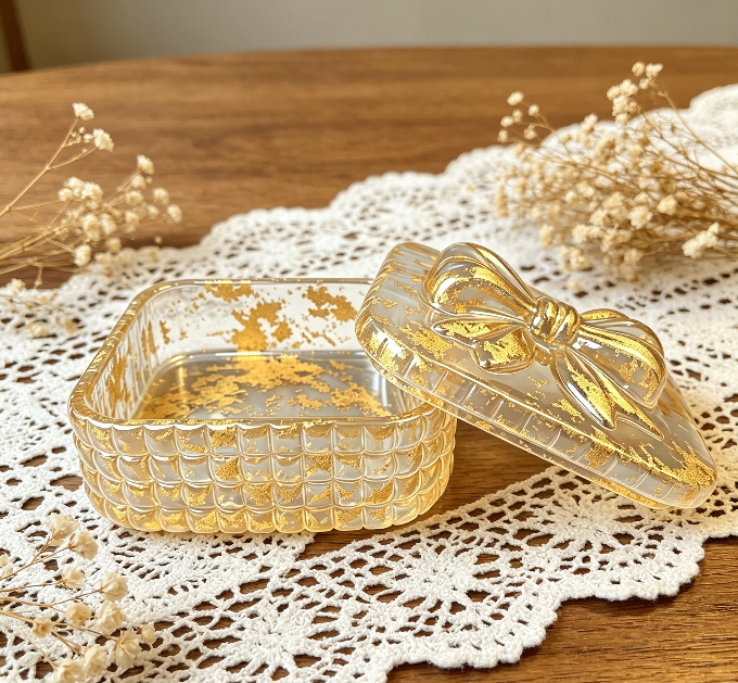 Large Bow Storage Box Resin Mold Set
