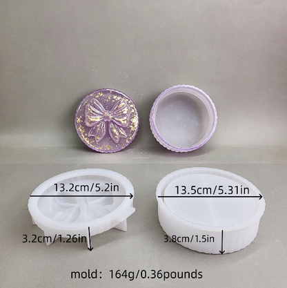Large Bow Storage Box Resin Mold Set