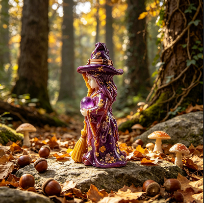 Mystic Witch Figurine Resin Mold