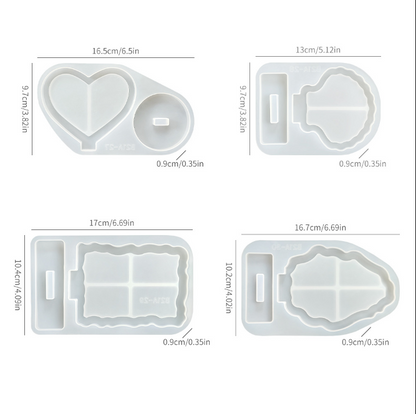 Decorative Photo Frame Resin Mold Set