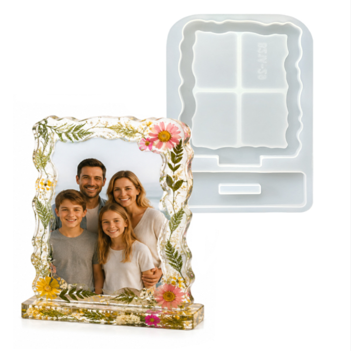 Decorative Photo Frame Resin Mold Set