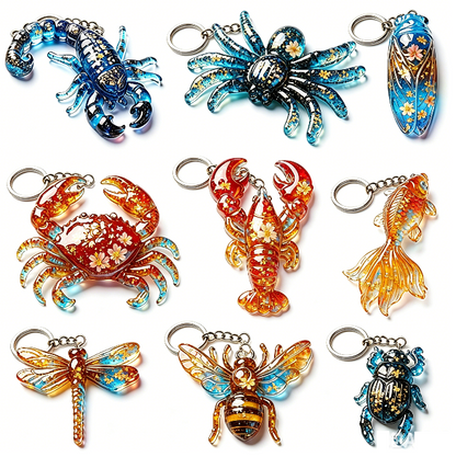 Fantasy Insect & Ocean Creatures Resin Mold Set
