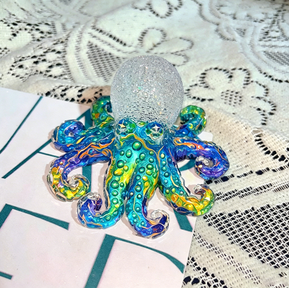 Handmade Diamond Octopus Ornament Resin Mold