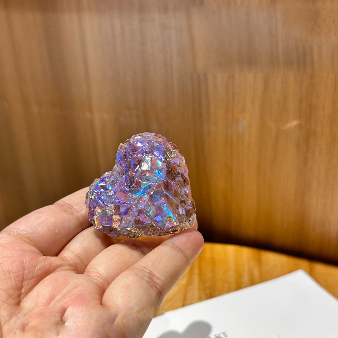 Handmade Diamond Heart Ornament Resin Mold