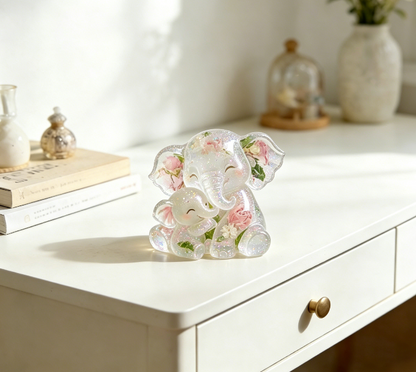 Mother & Baby Elephant Hug Ornament Resin Mold