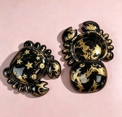 Sea Turtle Crab Storage Box Resin Mold