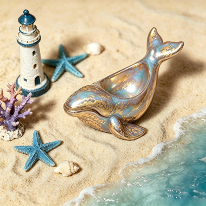 Whale-Shaped Storage Jar & Candle Holder Resin Mold