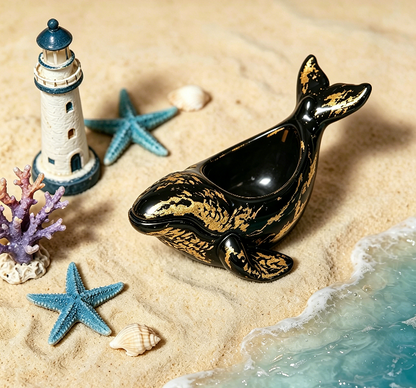Whale-Shaped Storage Jar & Candle Holder Resin Mold