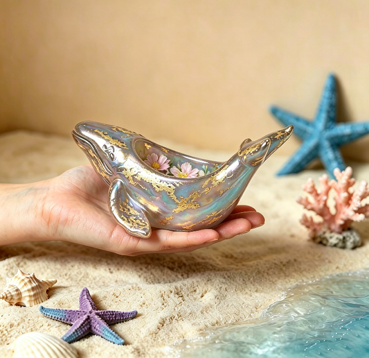 Whale-Shaped Storage Jar & Candle Holder Resin Mold