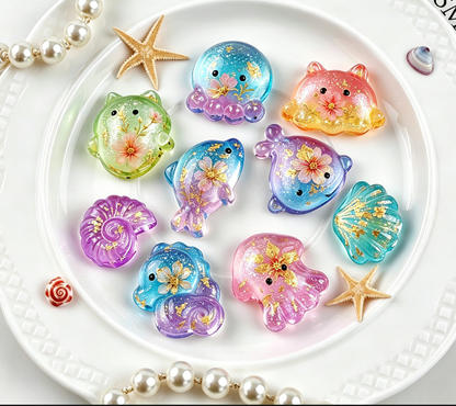 Mini Cute Ocean Animal Figurine Resin Mold