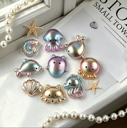 Mini Cute Ocean Animal Figurine Resin Mold