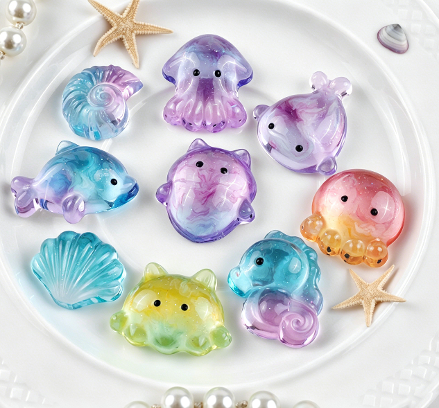 Mini Cute Ocean Animal Figurine Resin Mold