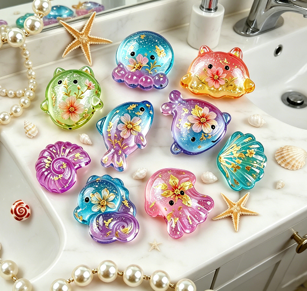 Mini Cute Ocean Animal Figurine Resin Mold