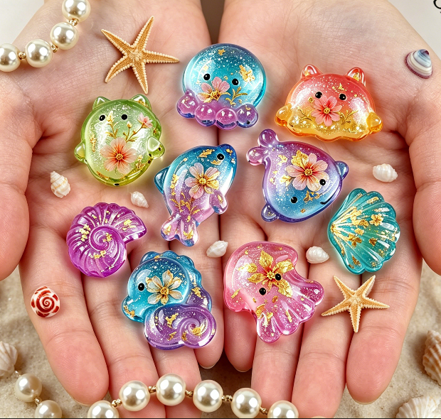Mini Cute Ocean Animal Figurine Resin Mold