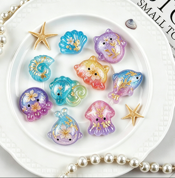 Mini Cute Ocean Animal Figurine Resin Mold