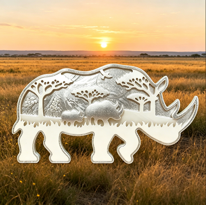 Rhino Figurine Resin Mold