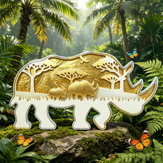 Rhino Figurine Resin Mold
