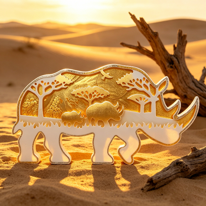 Rhino Figurine Resin Mold