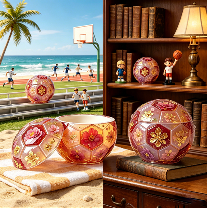 Soccer Ball Storage Jar Resin Mold