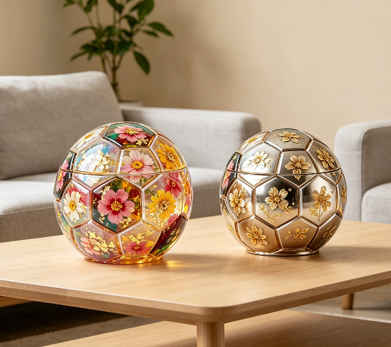 Soccer Ball Storage Jar Resin Mold