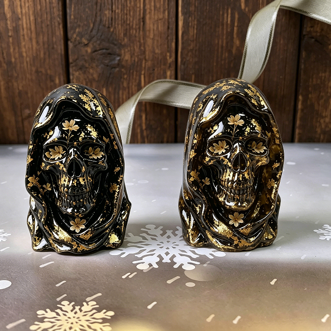 Dark Skull Figurine Resin Mold