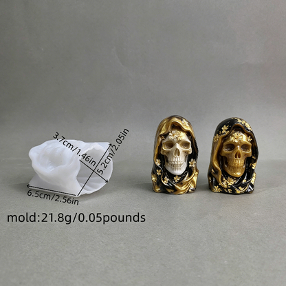 Dark Skull Figurine Resin Mold