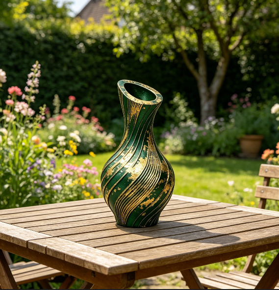 Twisted Sculptural Vase Resin Mold