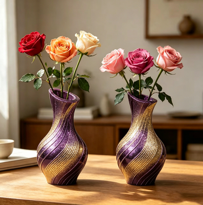 Twisted Sculptural Vase Resin Mold