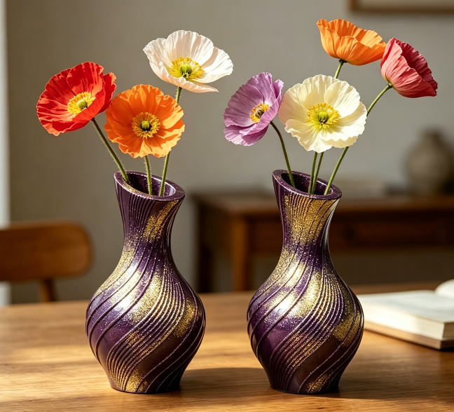 Twisted Sculptural Vase Resin Mold