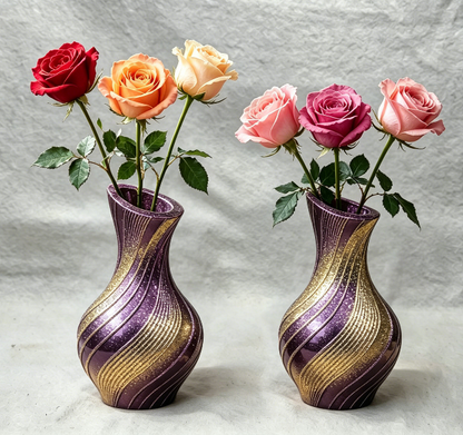Twisted Sculptural Vase Resin Mold